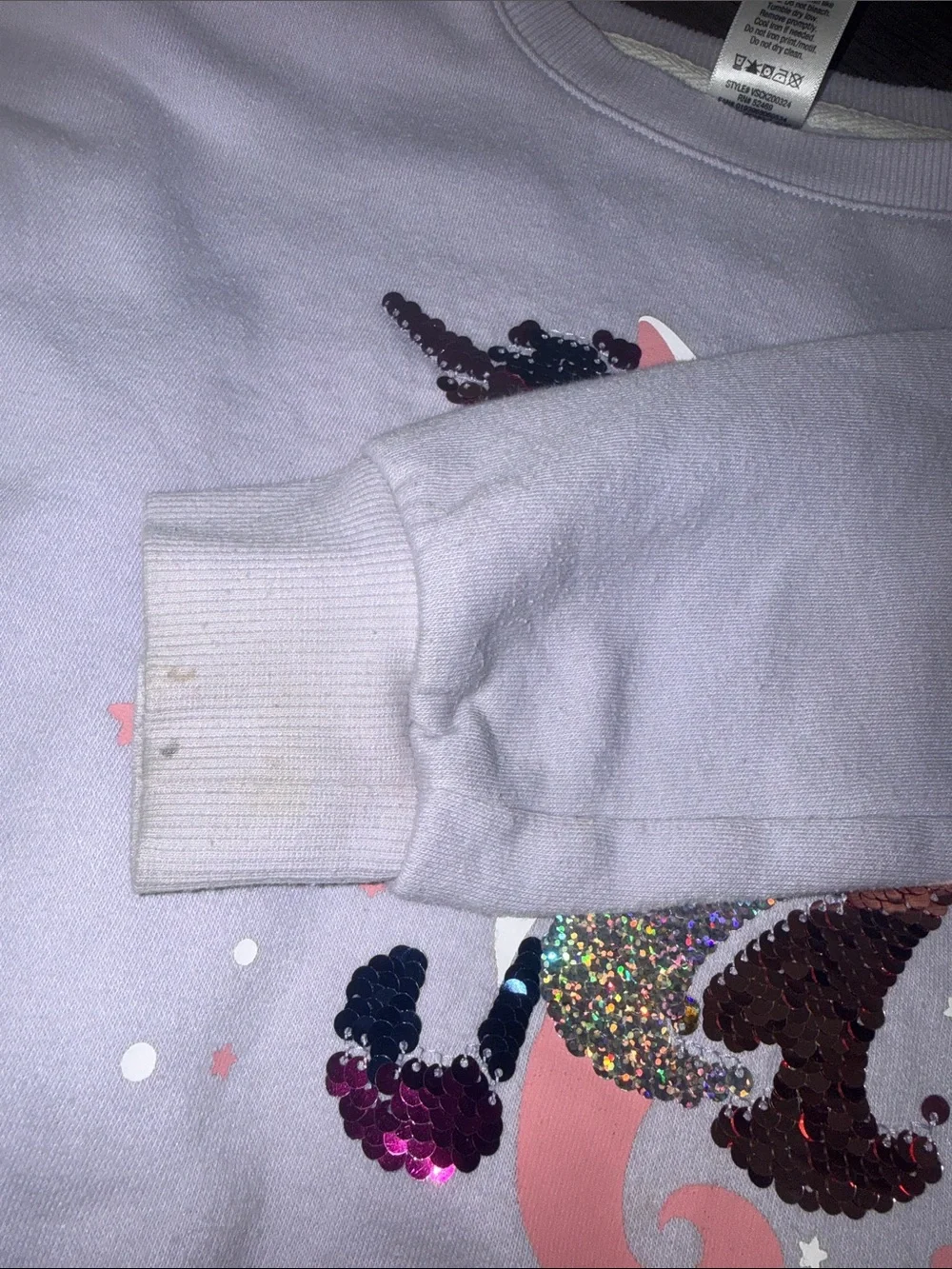 Bundle of Girls' Sweatshirts with Sequin, unicorn and hearts